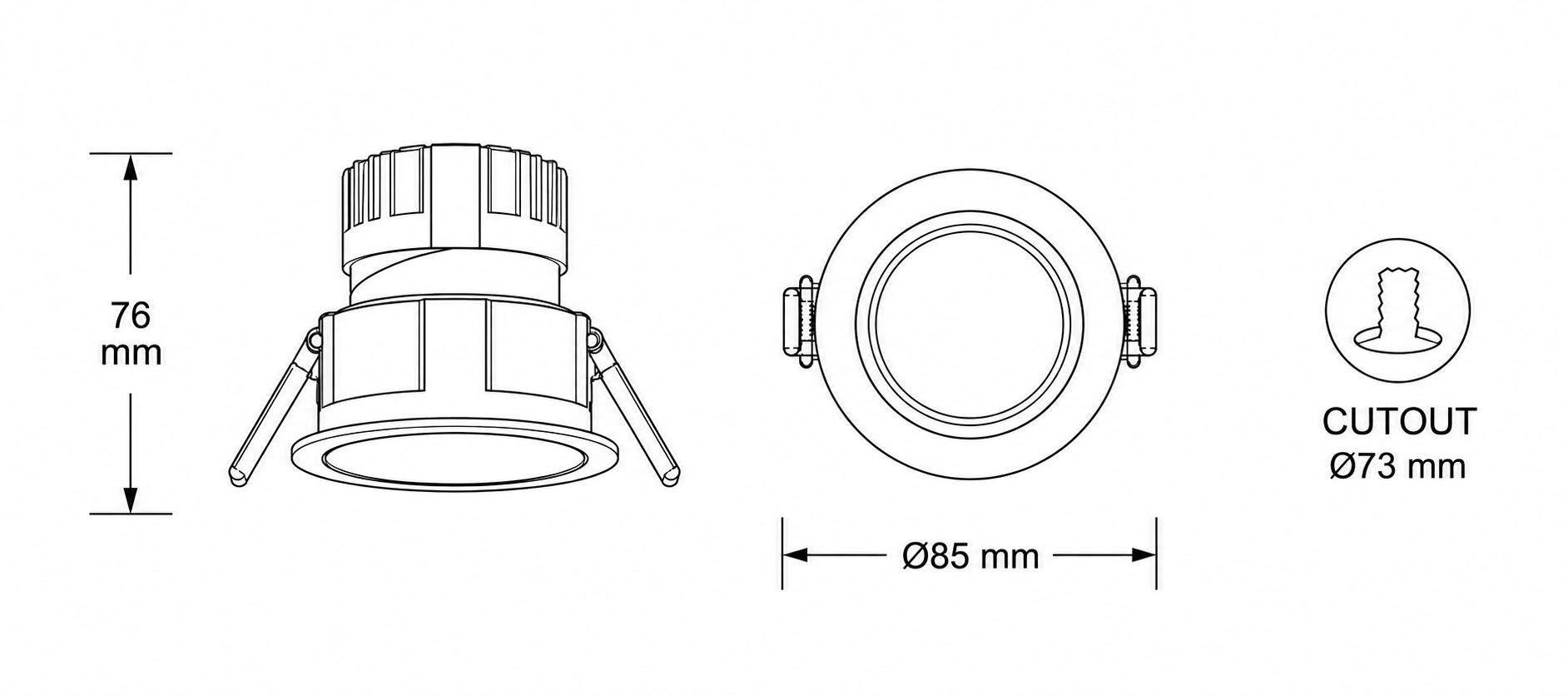 Lumo ad 12W-DIMENSION